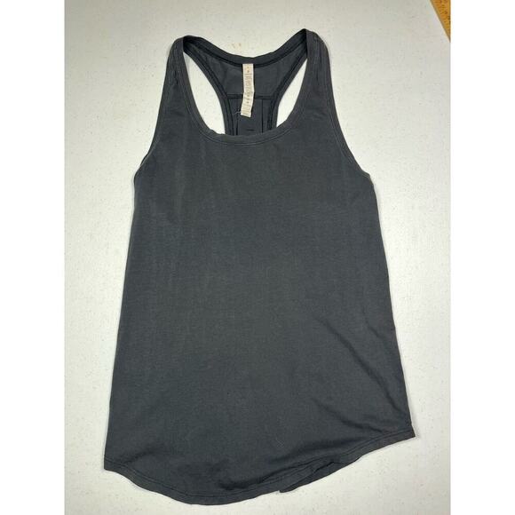 Lululemon Black Y-Back Athletic Tank Top Work Out Womens Size 6 - Picture 1 of 6